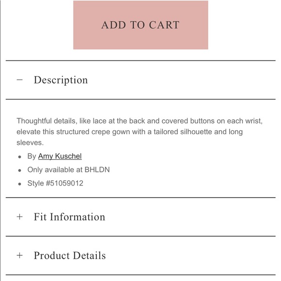 NWT BHLDN Amy Kuschel Wedding Gown - Picture 10 of 10